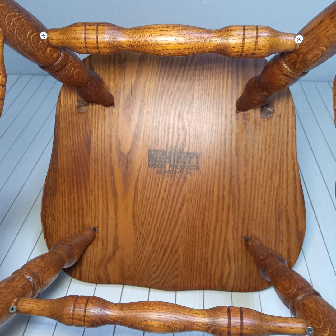 【C】OLD HIPPY WOOD PRODUCTS ビンテージカナダ製　1脚分