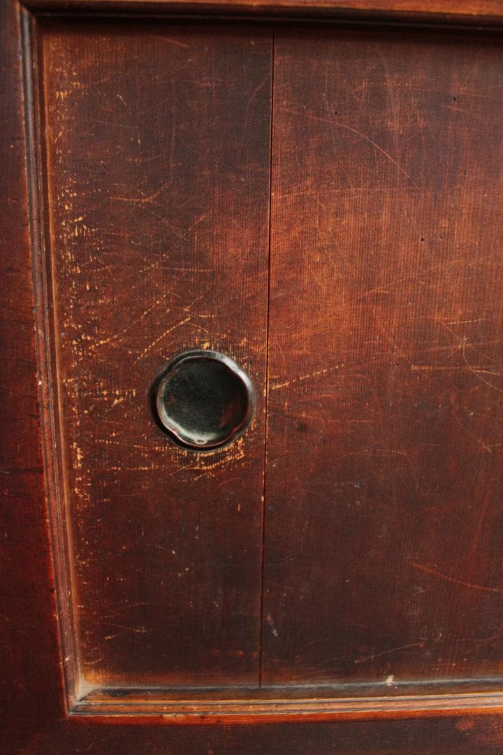 水屋箪笥 飾り棚 茶箪笥 昭和レトロ アンティーク 水屋 古民家 古家具 民藝