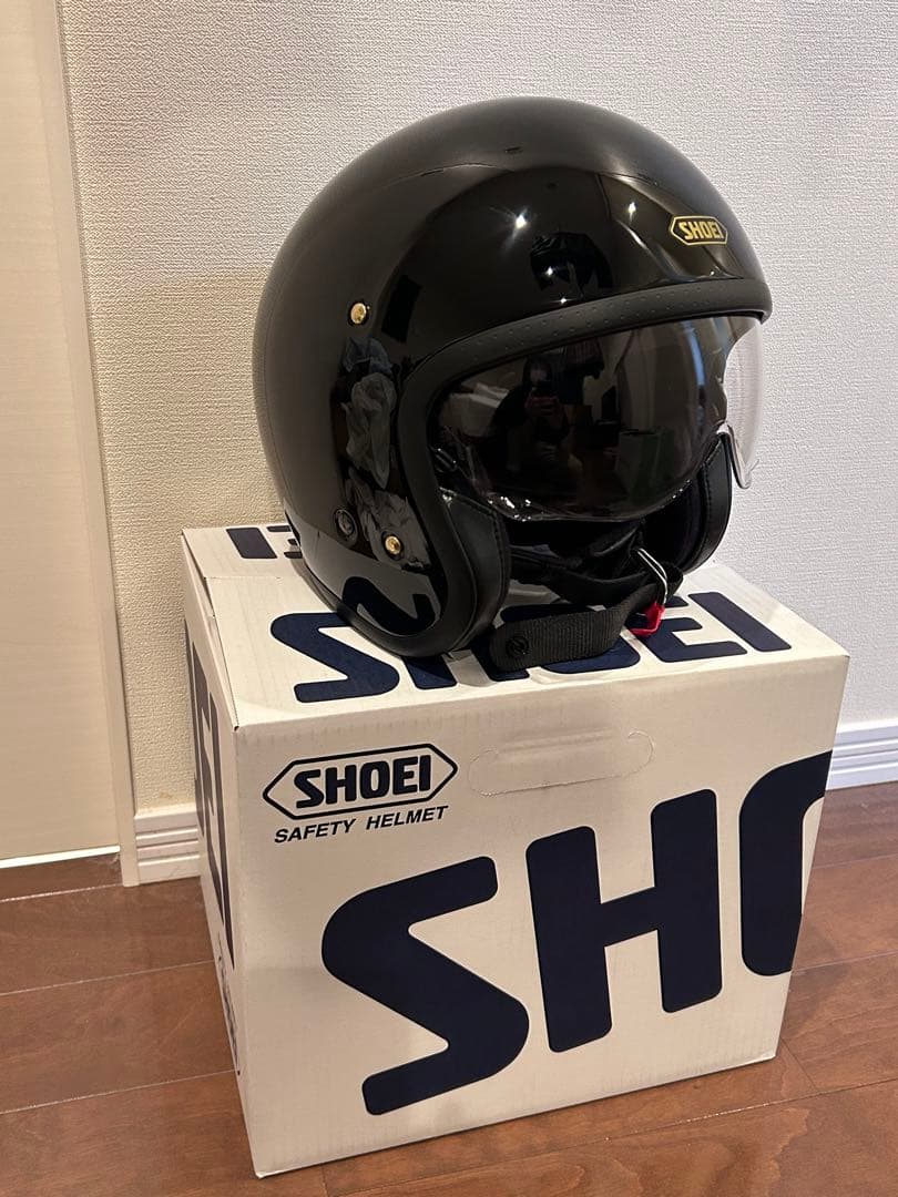 SHOEI ジェットヘルメット J-O ブラック Lサイズ