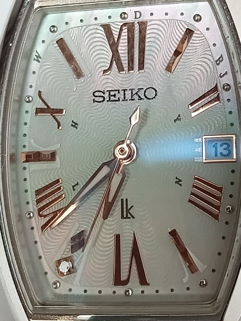 SEIKO　ルキア　SSVW117 ソーラー電波時計 白蝶貝文字盤　レディース