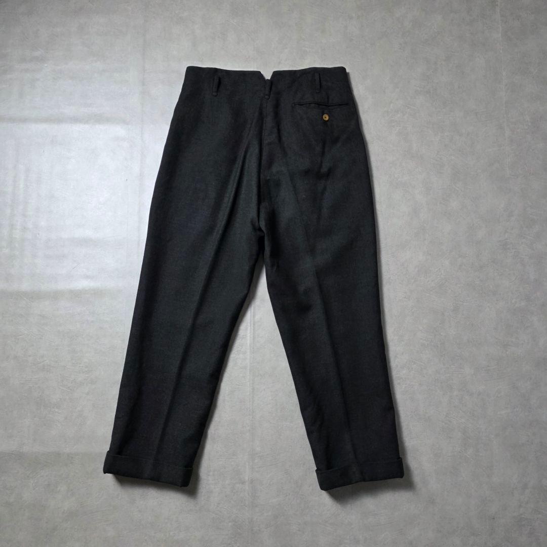 60sVINTAGE ヴィンテージウールトラウザーズワイドパンツワイドスラックス