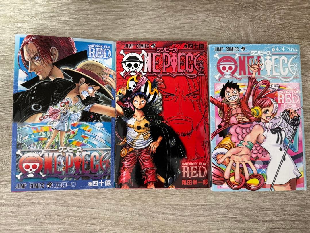 ONE PIECE 全巻セット（16〜35，37，39〜112巻初版）、関連本