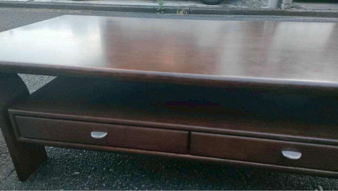 【美品】送料込　カリモク　曲木センターテーブル