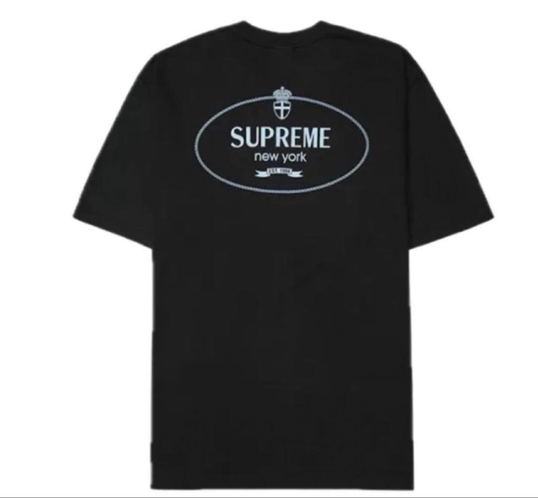Supreme Crest Tee Black Mサイズ　Tシャツ　ブラック