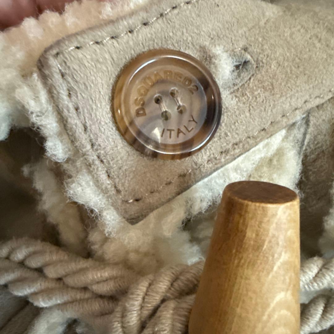 定価46万円 ディースクエアード ムートン ダッフルコート DSQUARED2