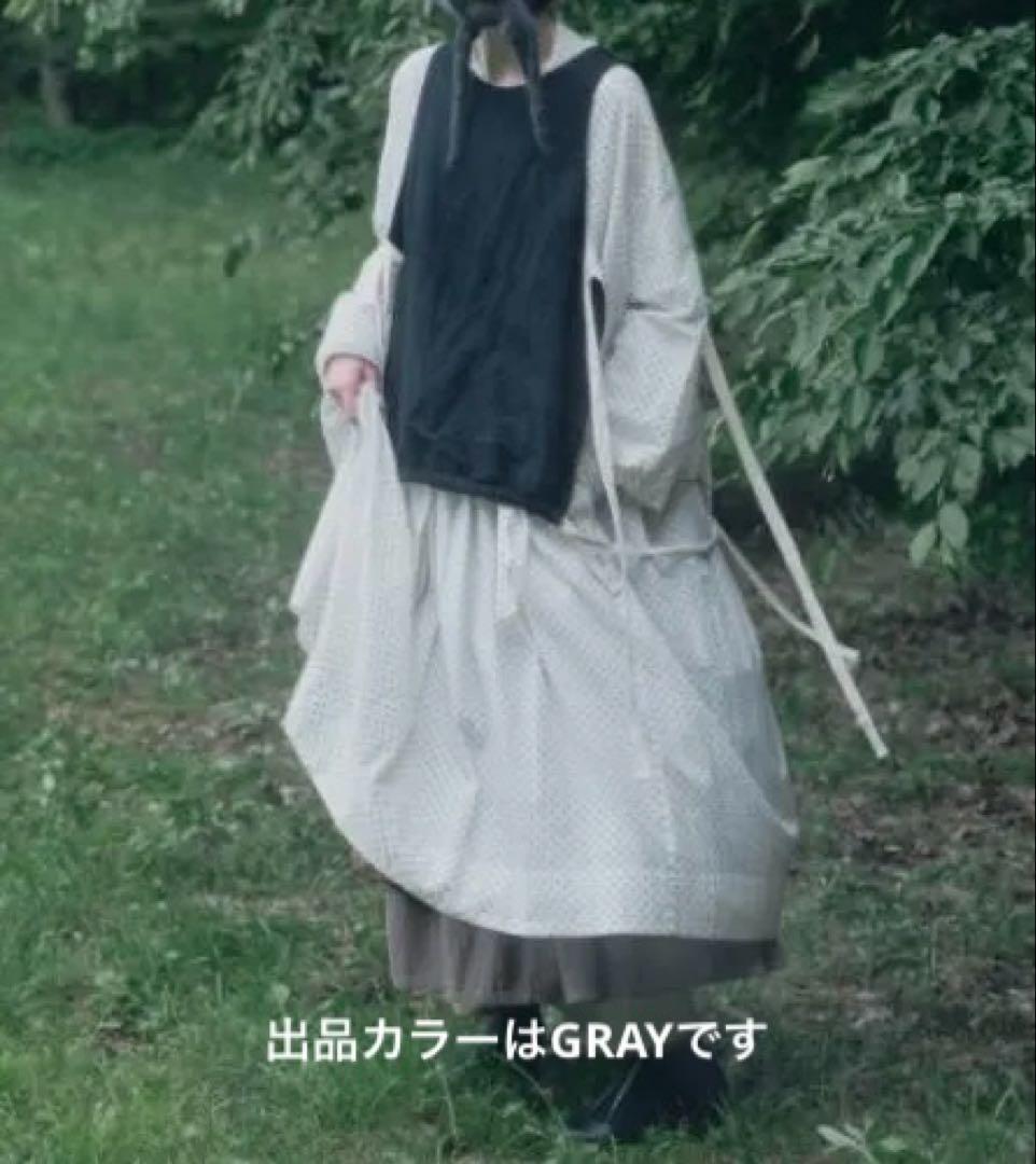 今期新品 ヴェリテクール VC2804 ウールリネンリバーシブルベスト GRAY