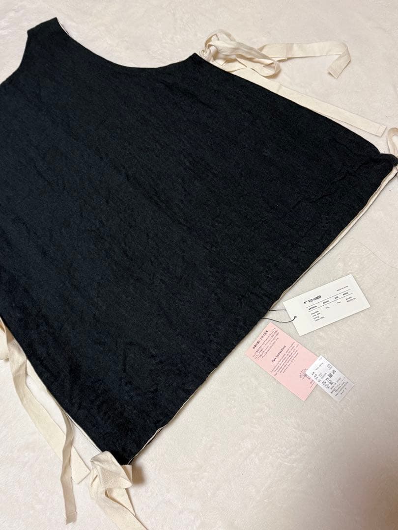 今期新品 ヴェリテクール VC2804 ウールリネンリバーシブルベスト GRAY