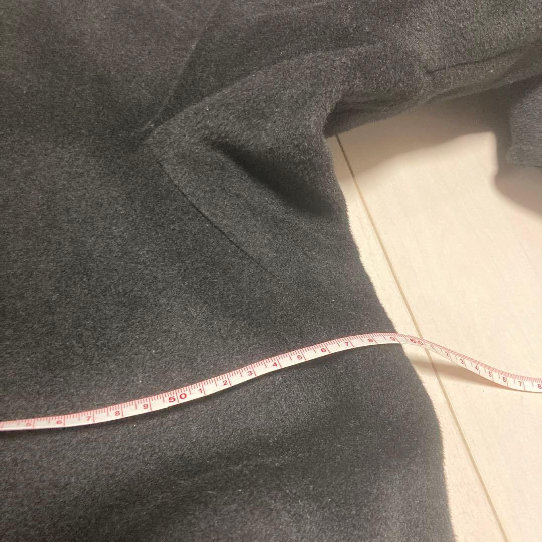 MaxMara マックスマーラ カシミヤ混チェスターコート ブラック　女優襟