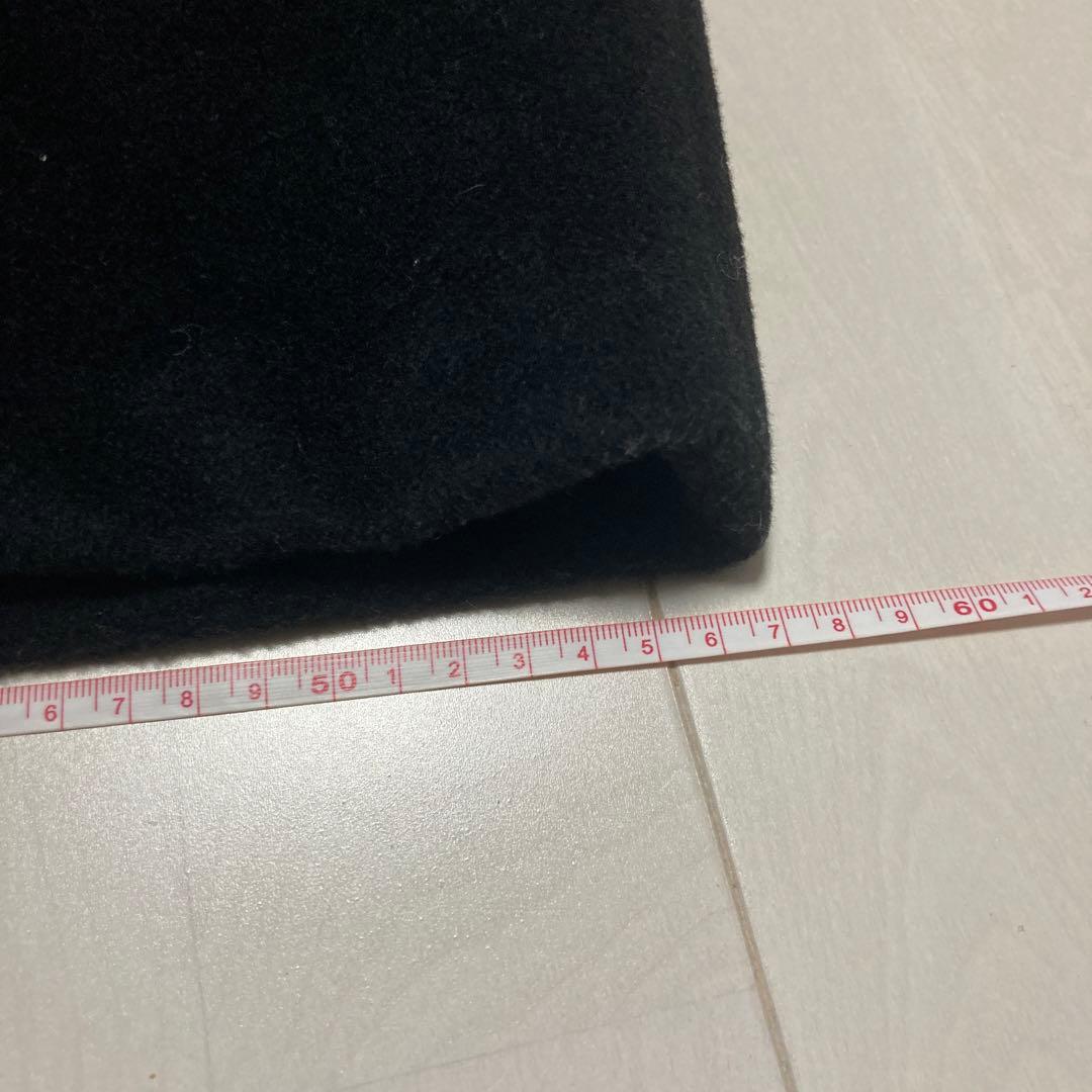 MaxMara マックスマーラ カシミヤ混チェスターコート ブラック　女優襟