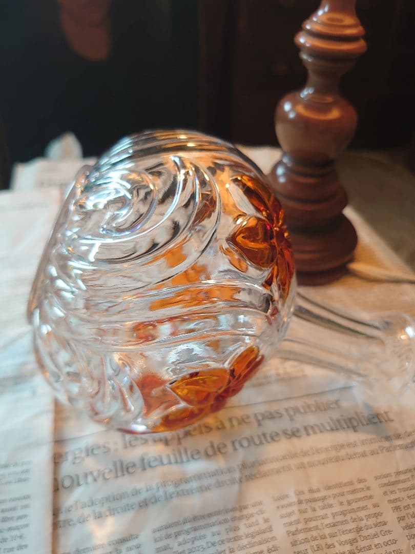 「売約済」1900s'アンティーク「Sant Louis 」デキャンタプレート付