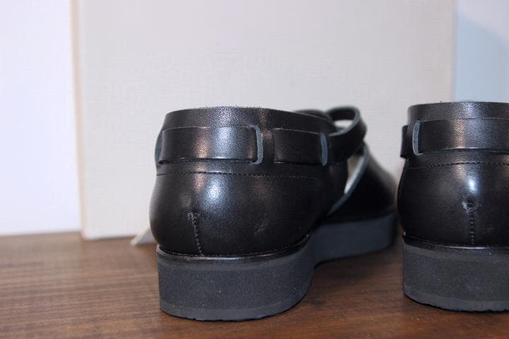 フットザコーチャー Tストラップ レザーシューズ 革靴 26.5ｃｍ 黒