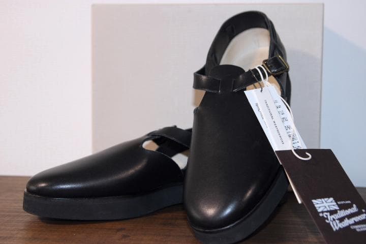 フットザコーチャー Tストラップ レザーシューズ 革靴 26.5ｃｍ 黒