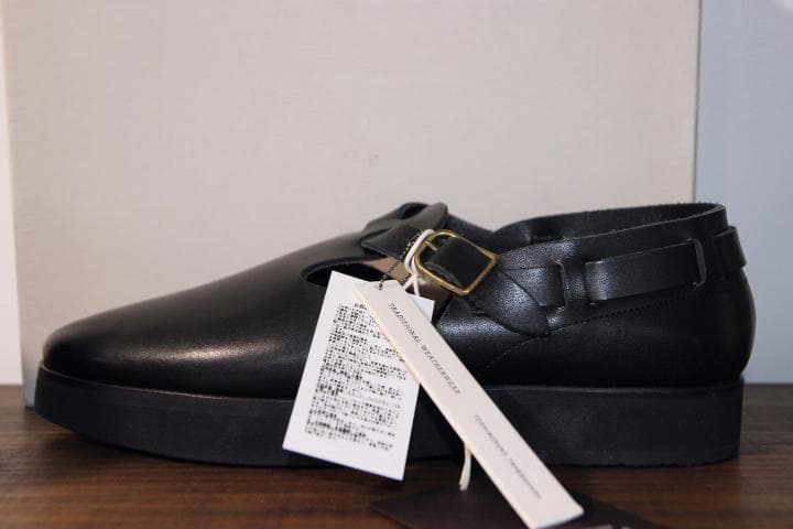 フットザコーチャー Tストラップ レザーシューズ 革靴 26.5ｃｍ 黒