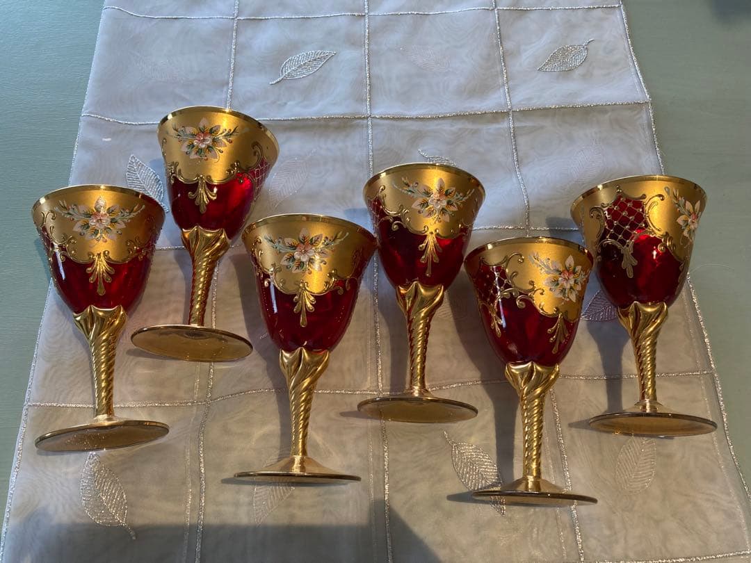 ベネチアングラス　ヴィンテージワイングラス