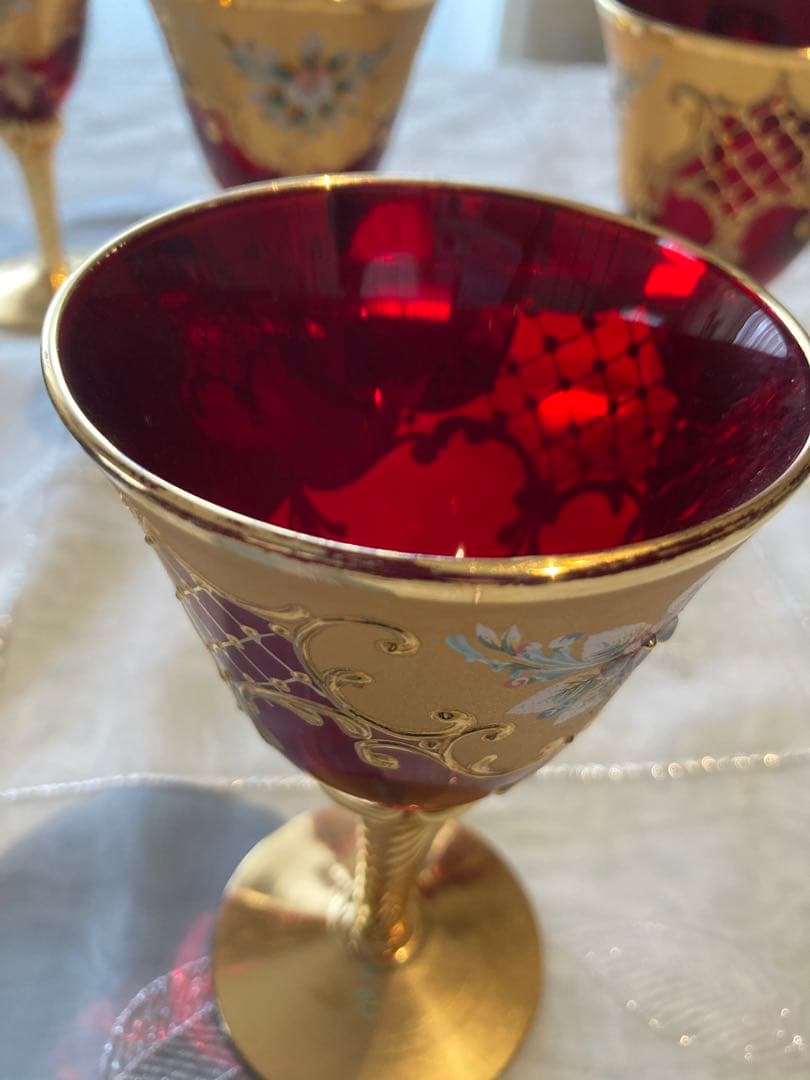 ベネチアングラス　ヴィンテージワイングラス