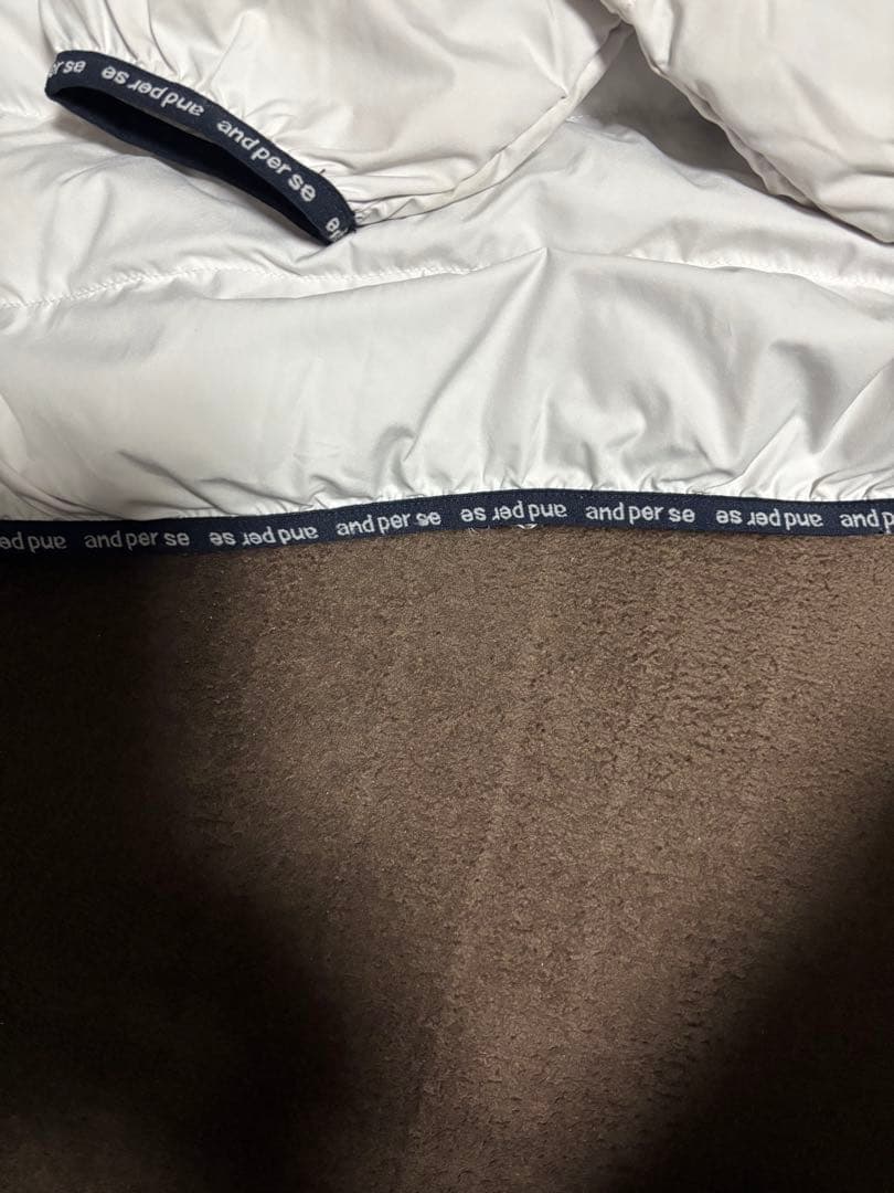 【試着のみLL】and per se アンパスィ ゴルフ 中綿 アウター