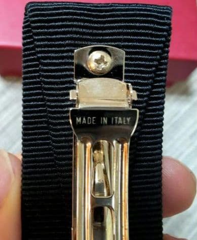 【新品未使用】Salvatore Ferragamo ブラックリボン　フェラガモ