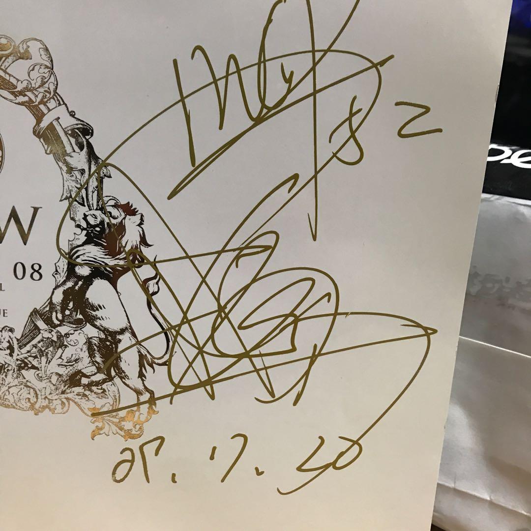 【非売品】棚橋弘至選手直筆サイン入り 新日本プロレス2008年ビジュアルブック