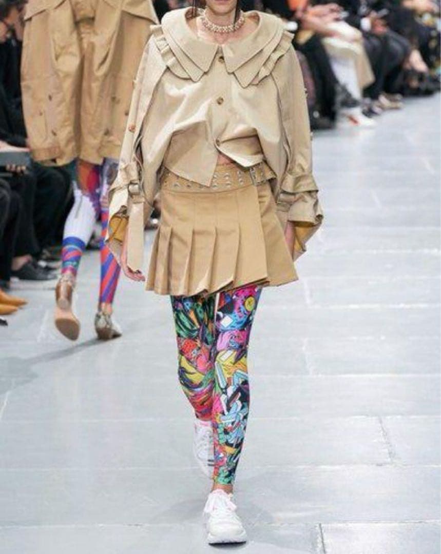 美品✨ジュンヤワタナベコムデギャルソン グラフィックプリント レギンス