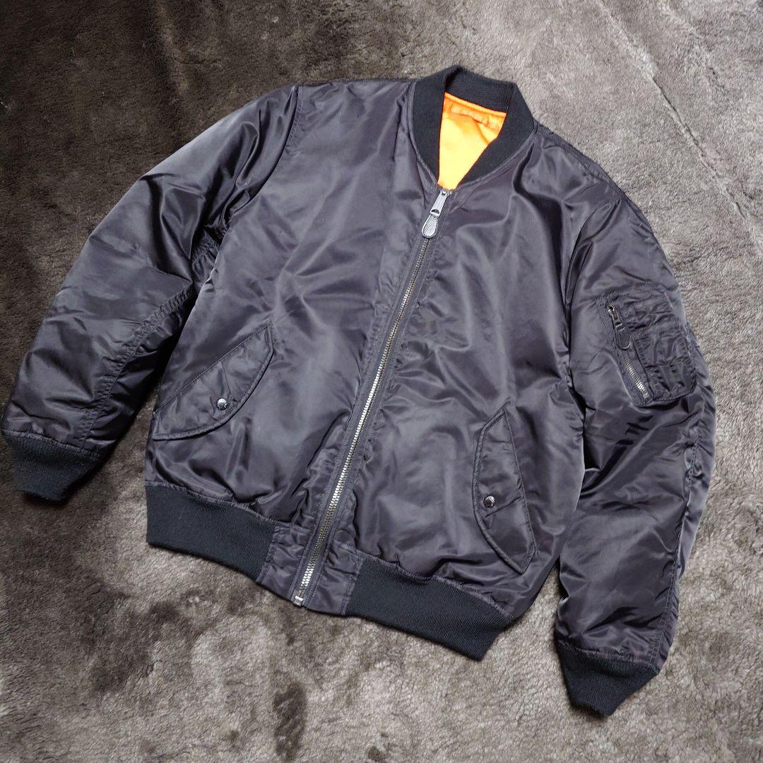 AVIREX MA-1 COMMERCIAL ブラック