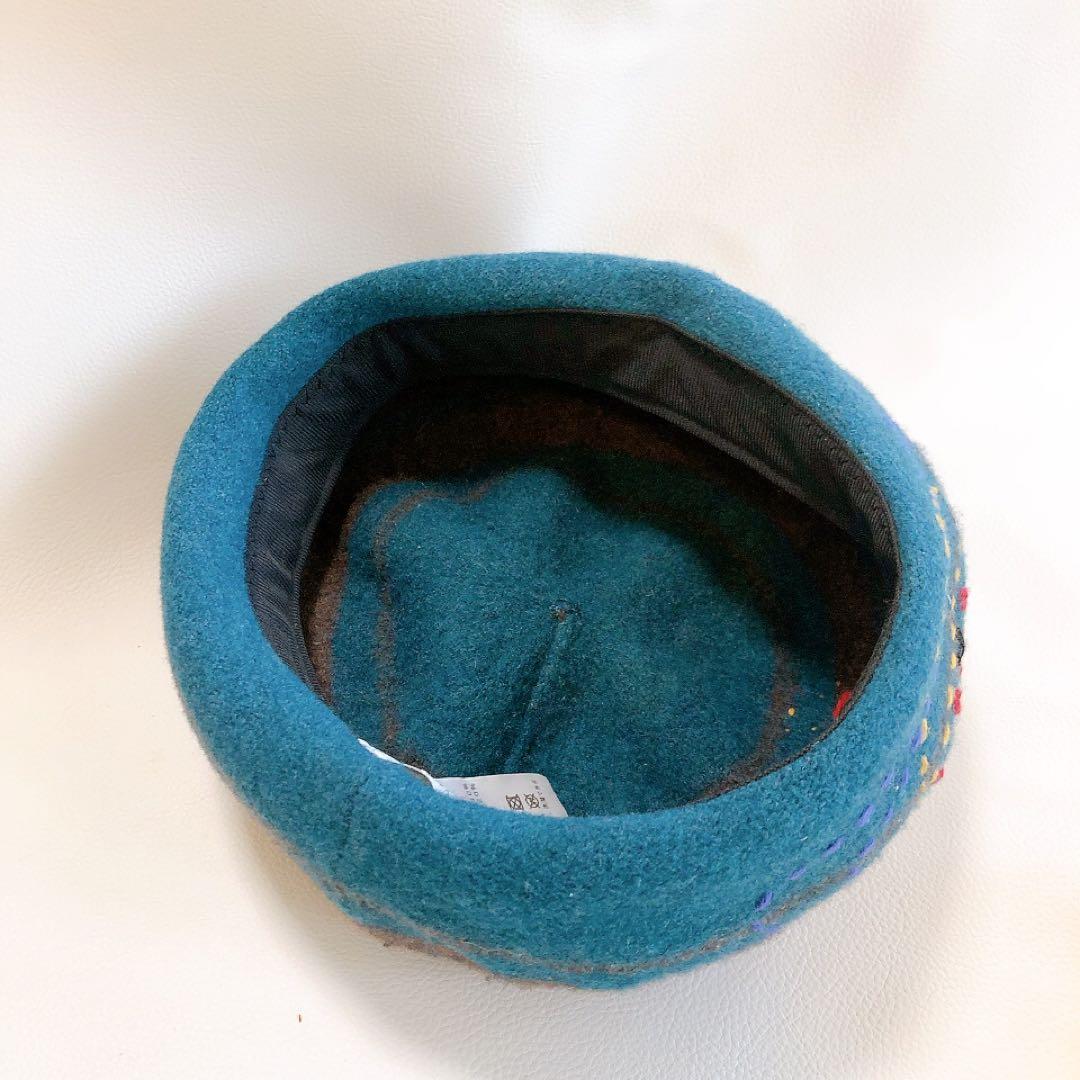 美品 ！Vivienne Westwood 刺繍入り ベレー帽　ヴィヴィアン