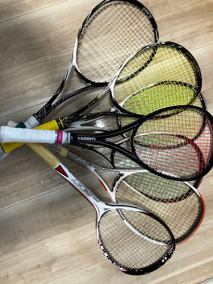 ソフトテニスラケット 7本セット バラ売り不可