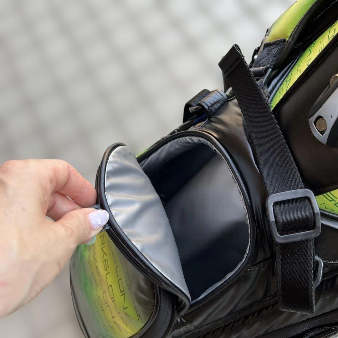 AQUAマン！　　マーク＆ロナ　キャディーバッグ　スタンド　ブラック