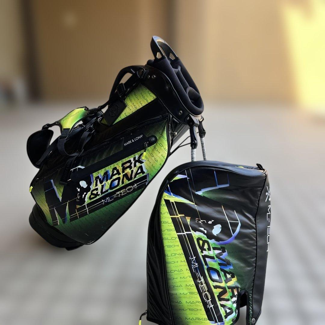 AQUAマン！　　マーク＆ロナ　キャディーバッグ　スタンド　ブラック