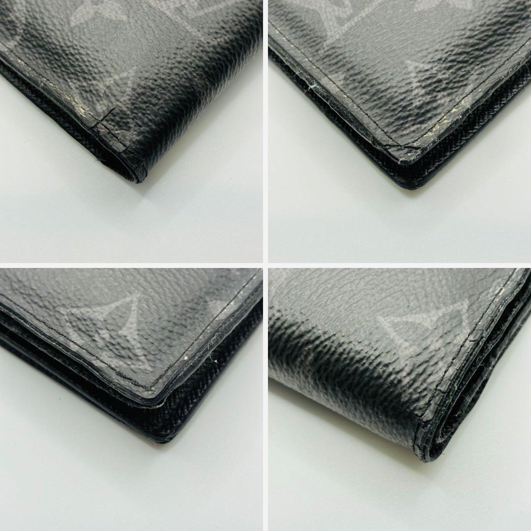 【NM】ルイヴィトン　ポルトフォイユ　マルコ　エクリプス　メンズ　財布