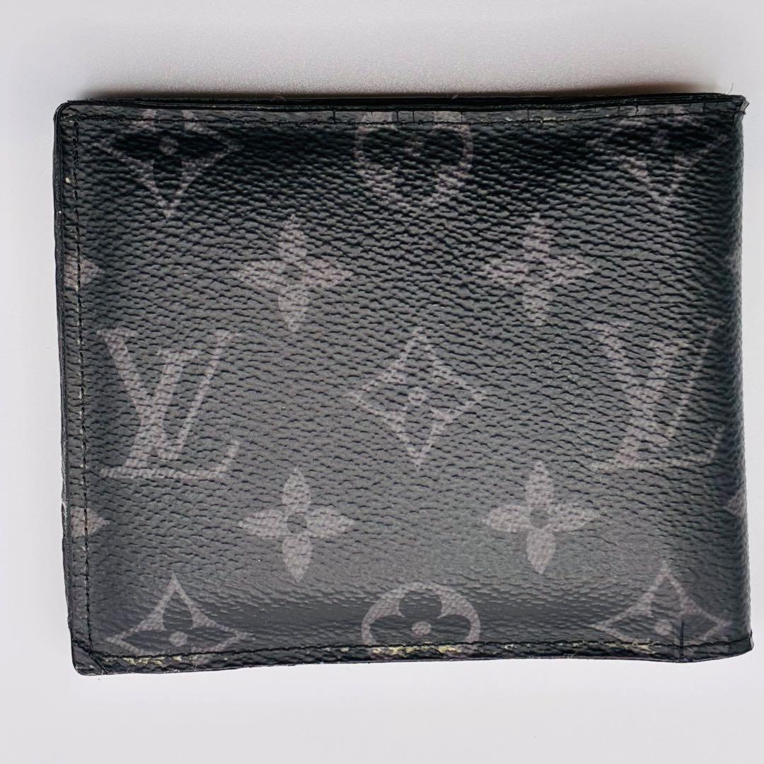 【NM】ルイヴィトン　ポルトフォイユ　マルコ　エクリプス　メンズ　財布