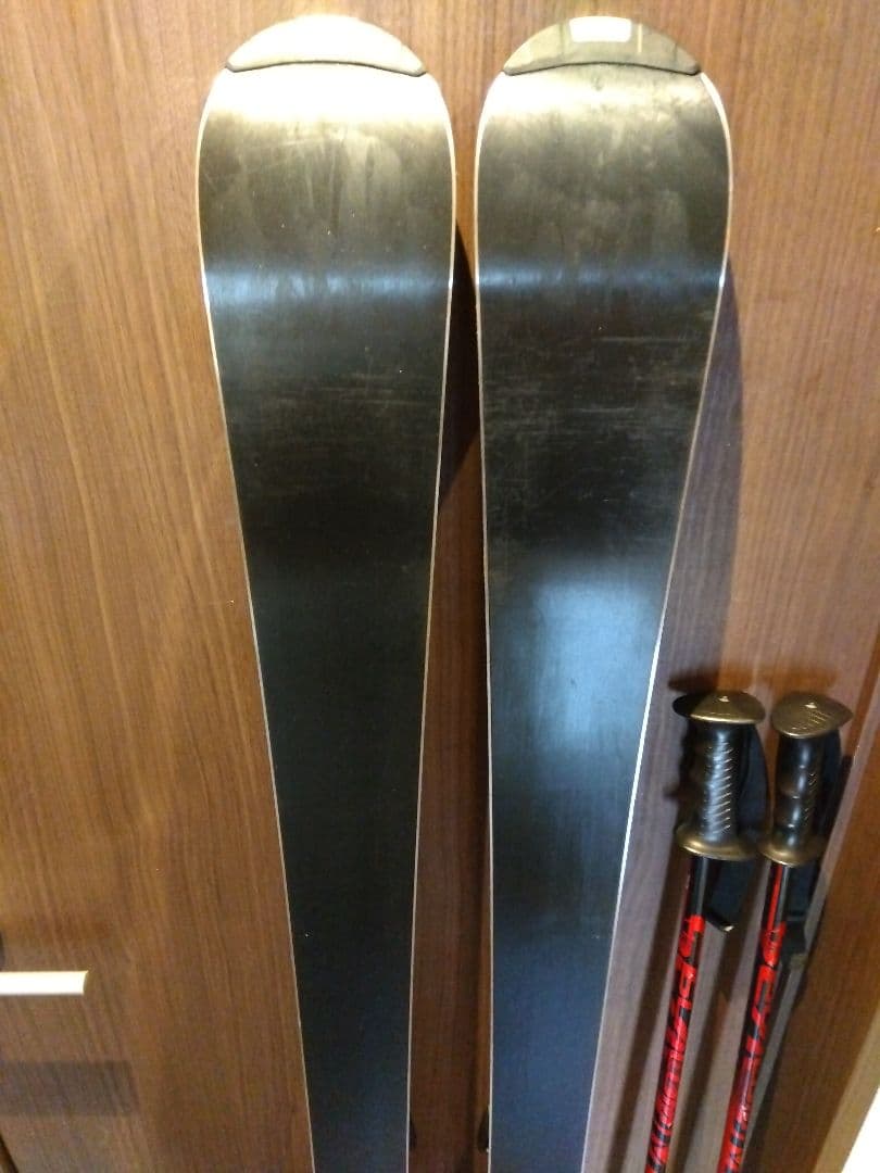 程度良好❗️KAZAMA 男女兼用/スキーセット・メンテ・WAX済み✔