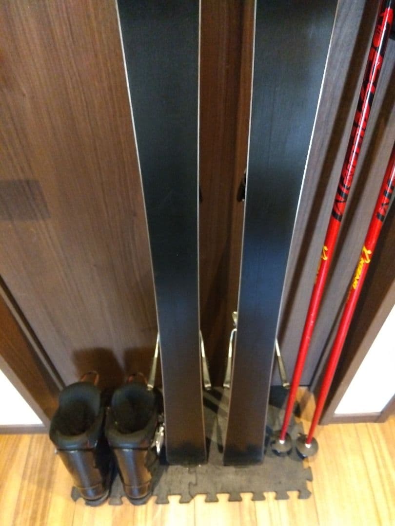 程度良好❗️KAZAMA 男女兼用/スキーセット・メンテ・WAX済み✔