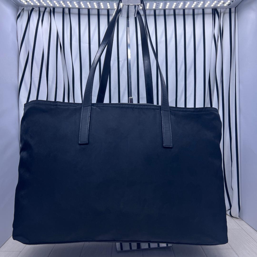 【美品】PRADA×プラダ A4収納可能トートバッグ