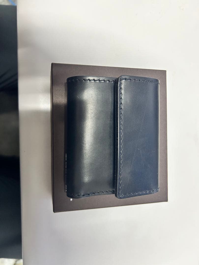 art brown ukサドルレザー　コンパクト　試着のみ　ベイカー　ホーウィン