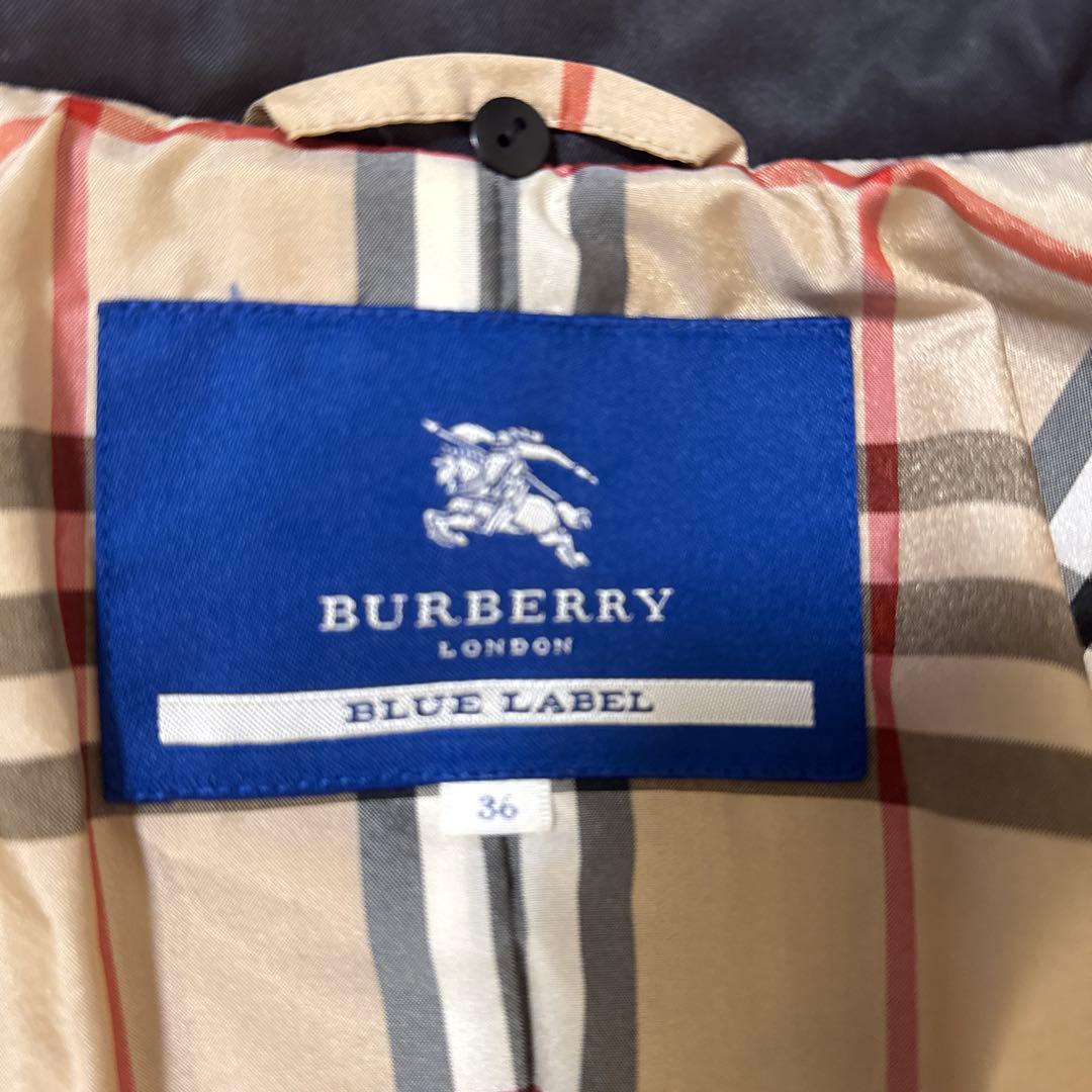 BURBERRY ネイビー コート　分厚目　バーバリー
