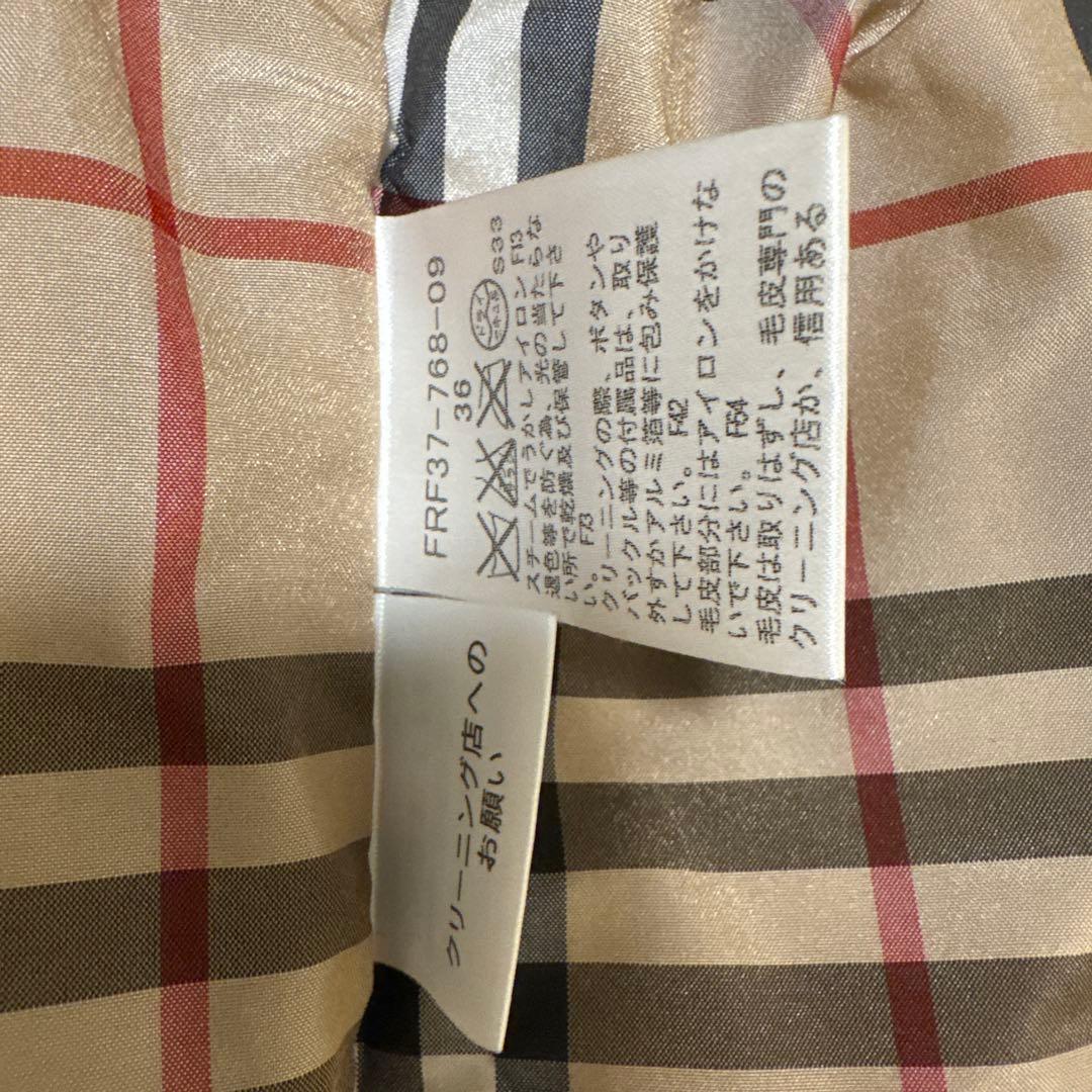 BURBERRY ネイビー コート　分厚目　バーバリー