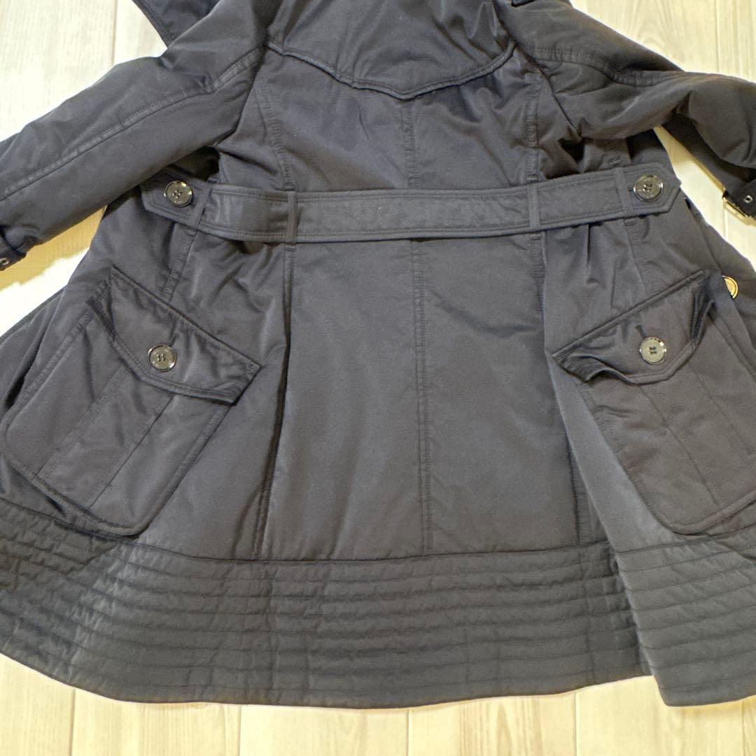 BURBERRY ネイビー コート　分厚目　バーバリー