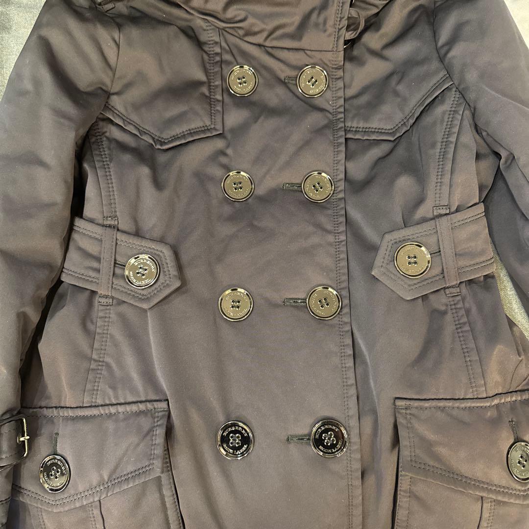 BURBERRY ネイビー コート　分厚目　バーバリー