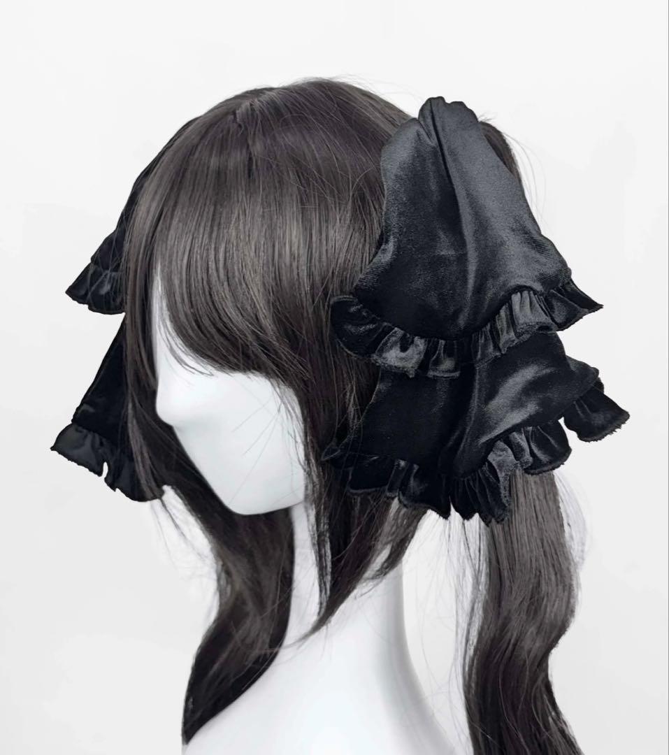 HIDOLATRAL THEODOL うさみみフリルリボン BLACK