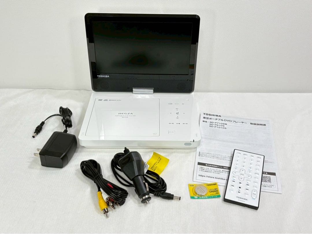 REGZA TOSHIBA 東芝 SD-P910S ポータブルDVDプレーヤー