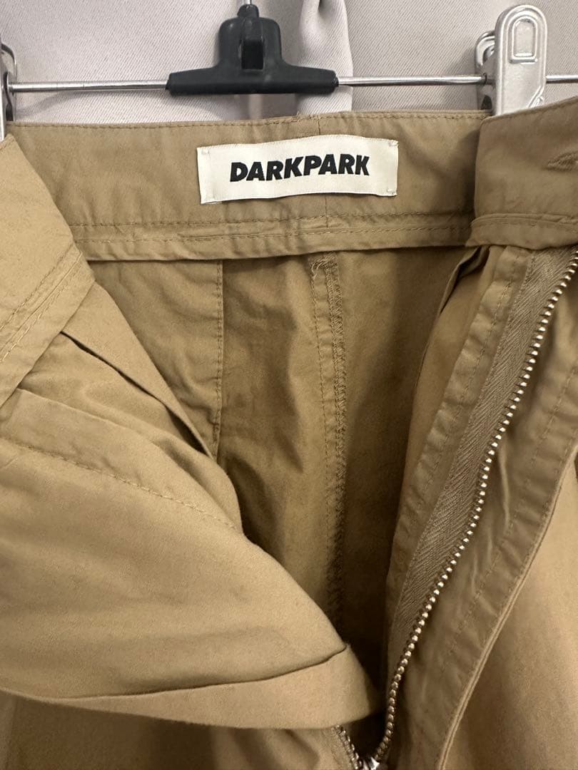 DARK PARK コットンパンツ　PHEBE ベージュ　キャメル