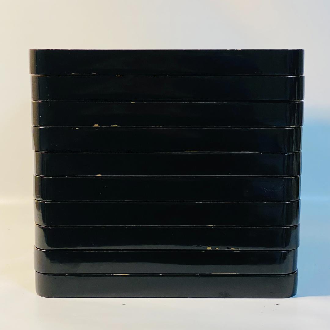 御膳 木製 漆器 10客セット 膳 お膳 会席膳 懐石膳 お盆 工芸品 送料込み