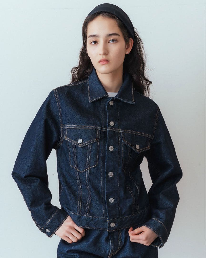 ★美品★シンゾーン shinzone DENIM JACKET(NAVY) 34
