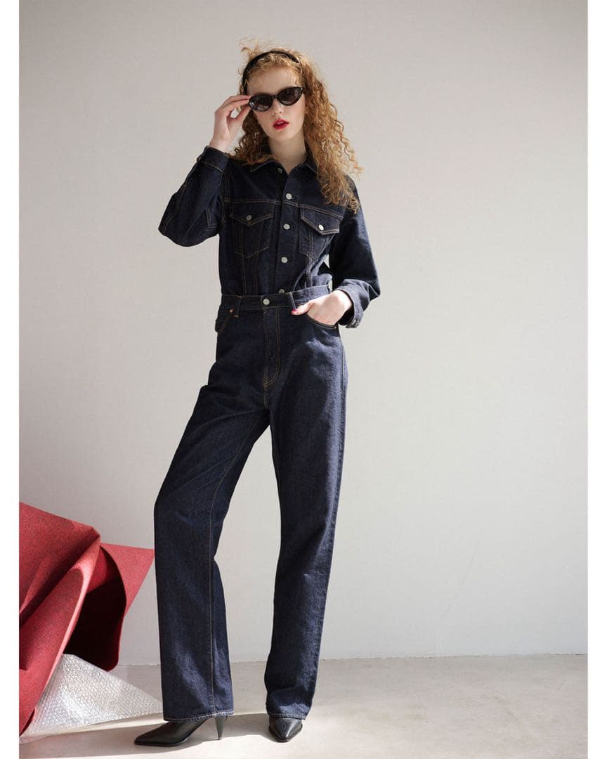 ★美品★シンゾーン shinzone DENIM JACKET(NAVY) 34