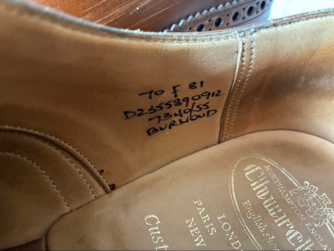 Church's 70Fサイズ　バーウッド