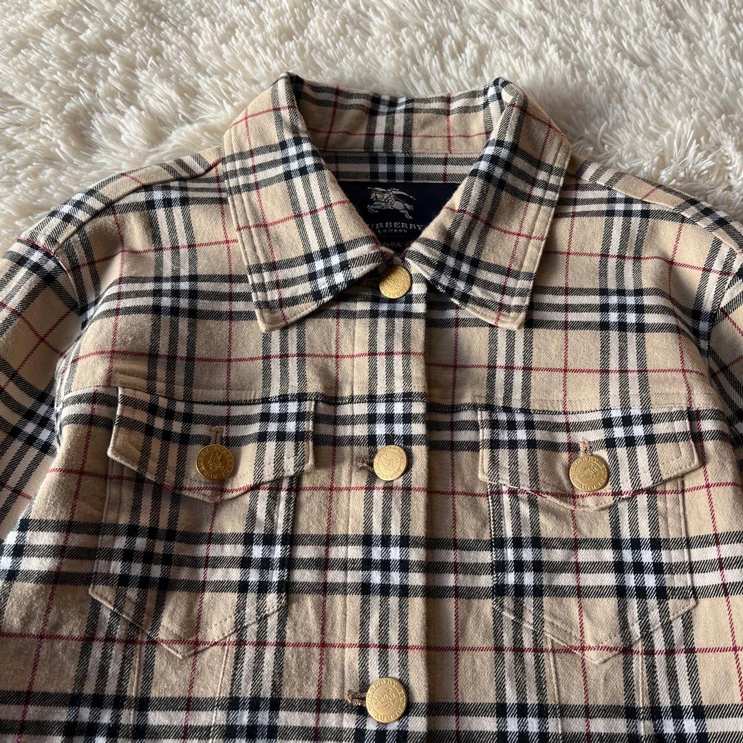 BURBERRY LONDON 定番ノバチェック ジャケット キッズ160A