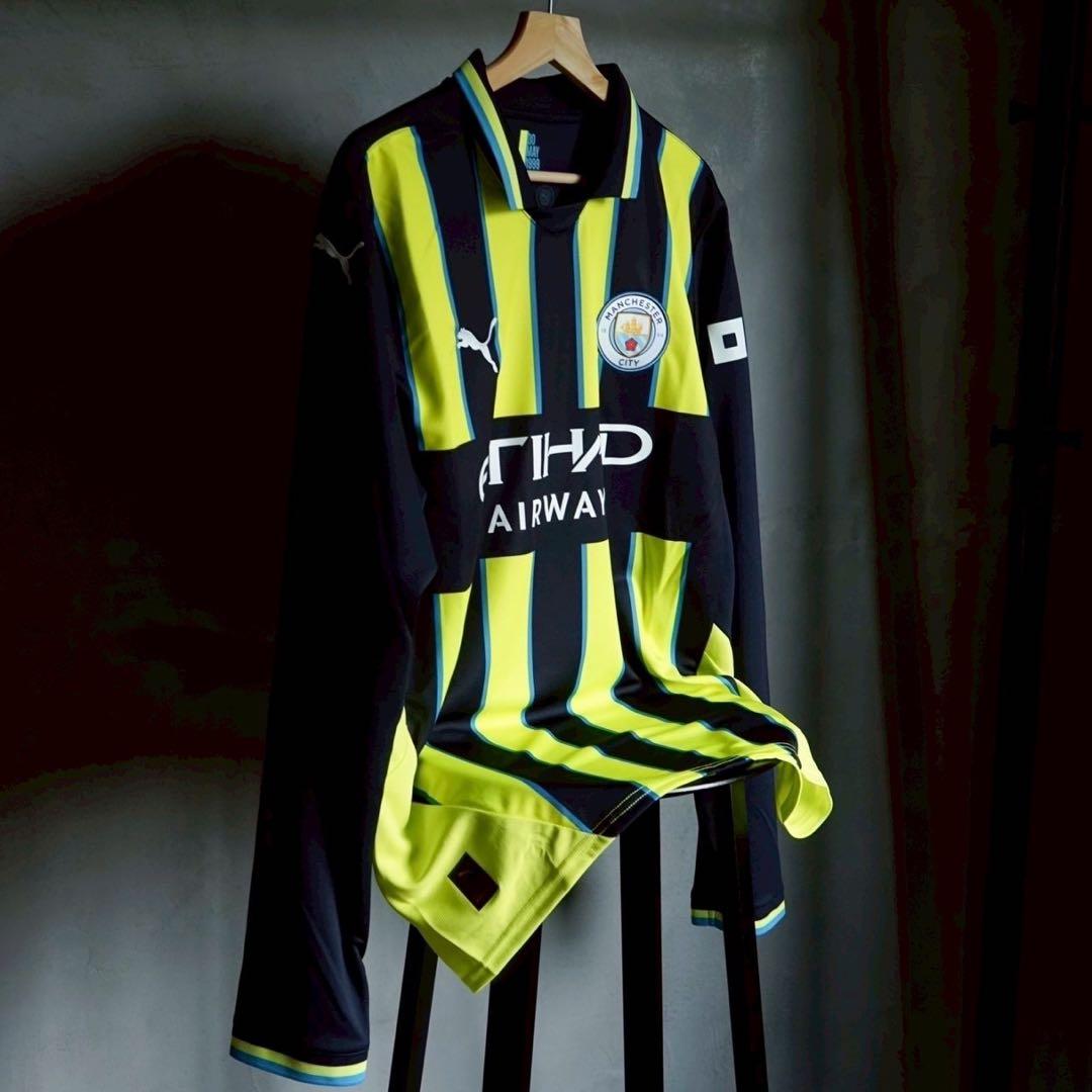 マンチェスター・シティ 24/25 ユニフォーム アウェイ 長袖 正規品 M
