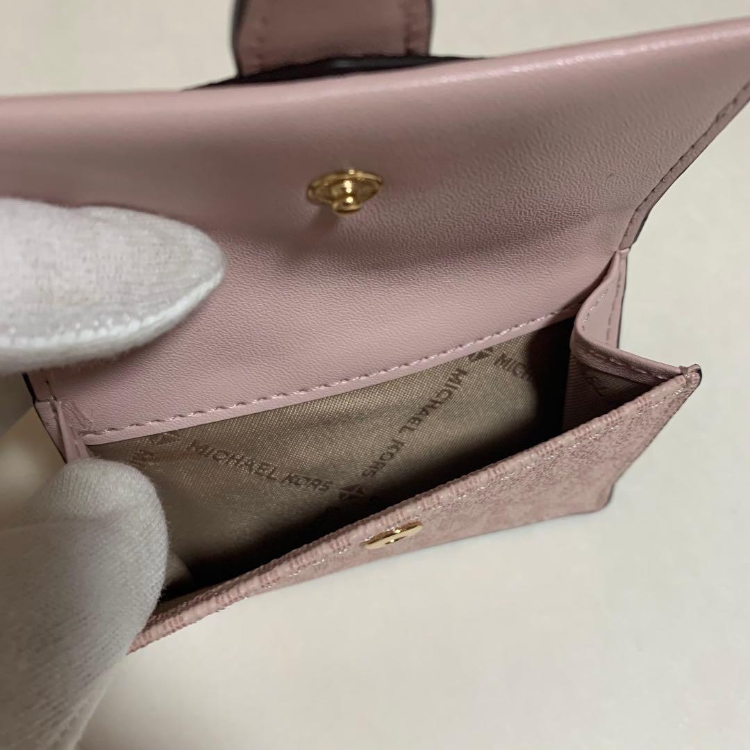 MICHAEL KORS マイケルコース 三つ折り財布　パウダーブラッシュ