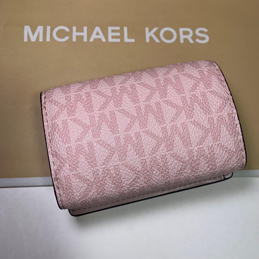 MICHAEL KORS マイケルコース 三つ折り財布　パウダーブラッシュ