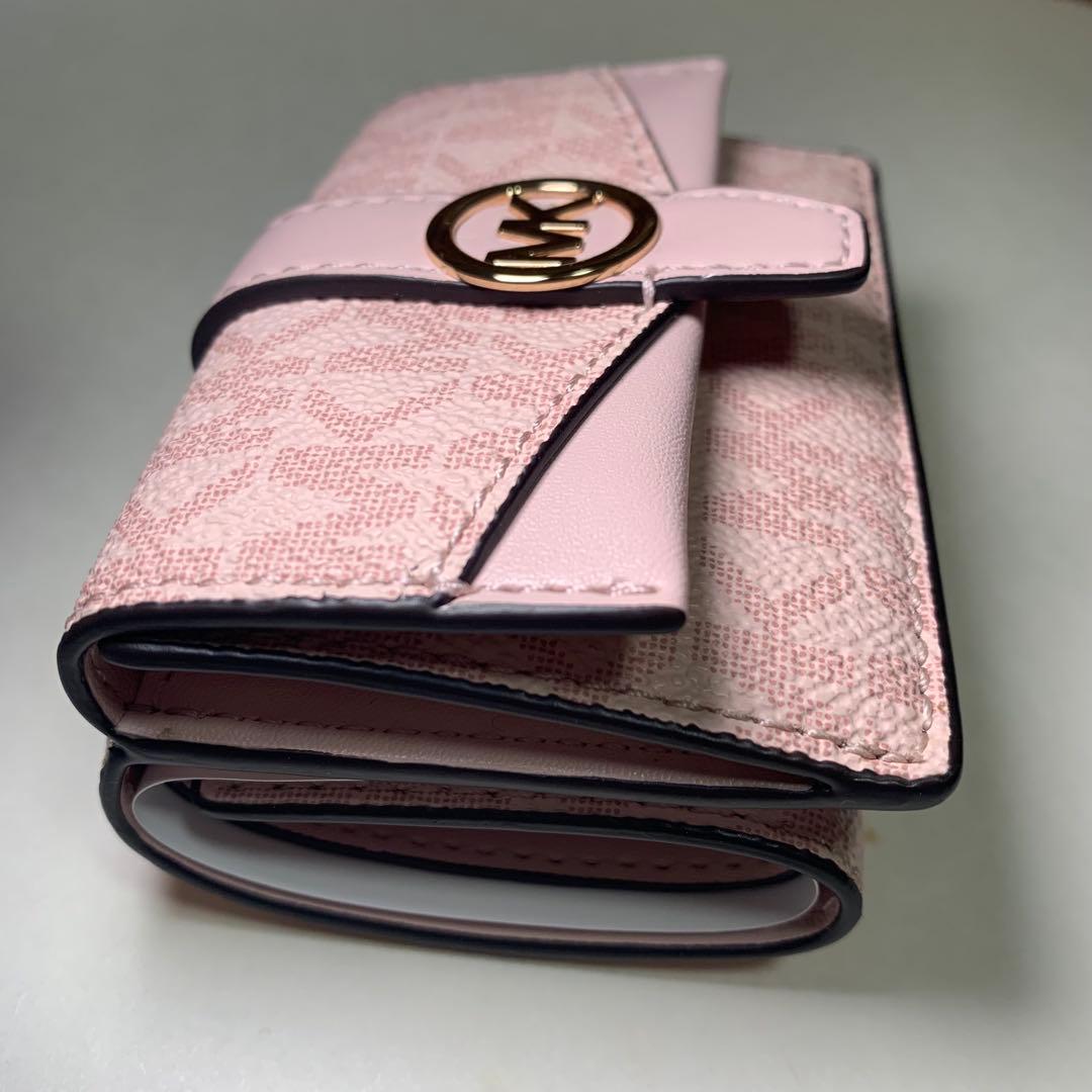 MICHAEL KORS マイケルコース 三つ折り財布　パウダーブラッシュ